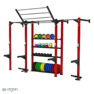 سازه کراسفیت سه دهنه دیواری+ جایگاه دمبل و اکسسوری مدل AGN